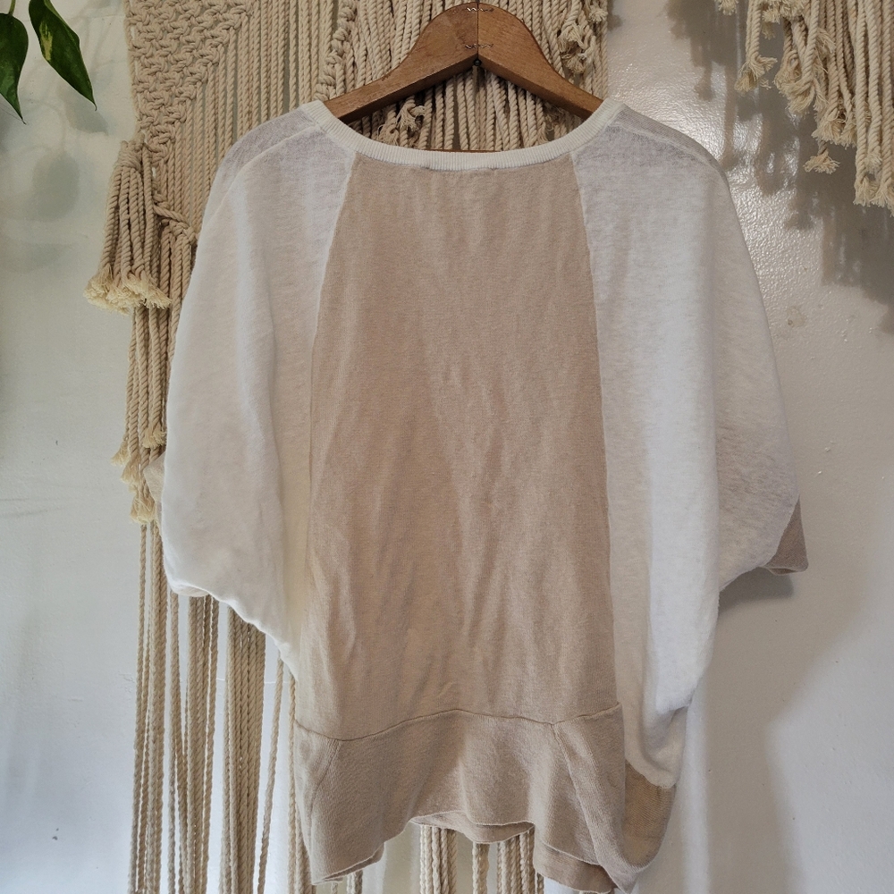 Loft Batwing Linen Cotton Shirt - Size Small - Picture 6 of 6